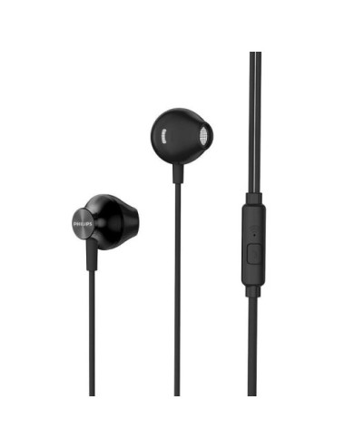 Auriculares Intrauditivos con micrófono Philips TAUE101BK/00/ Jack 3.5/ Negros