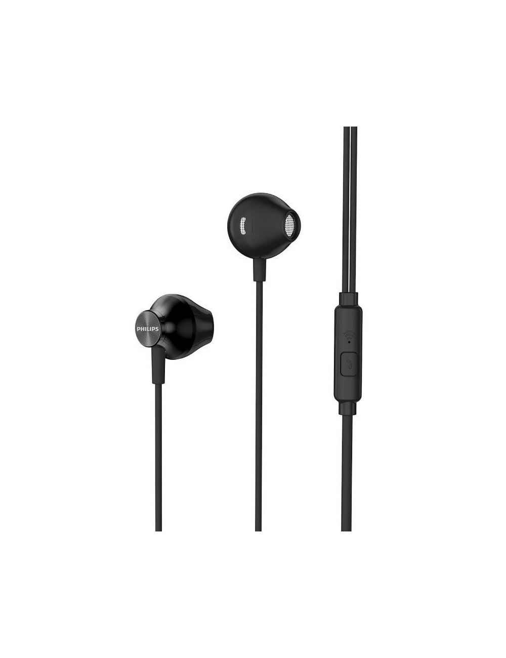 Auriculares Intrauditivos con micrófono Philips TAUE101BK/00/ Jack 3.5/ Negros