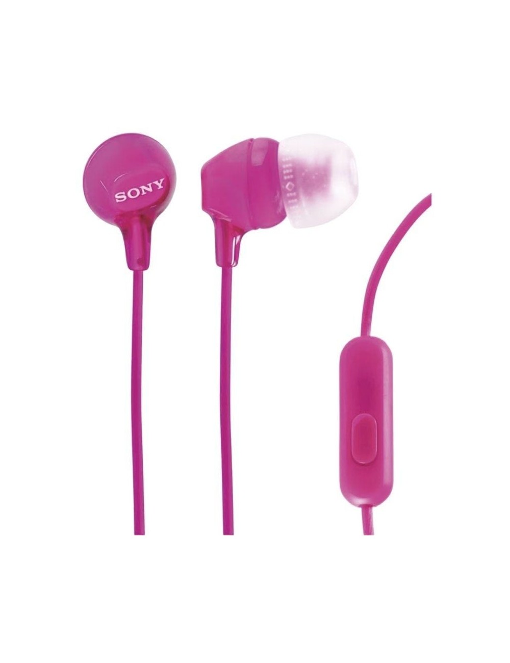 Auriculares Intrauditivos Sony MDR-EX15APPI/ con Micrófono/ Jack 3.5/ Rosas