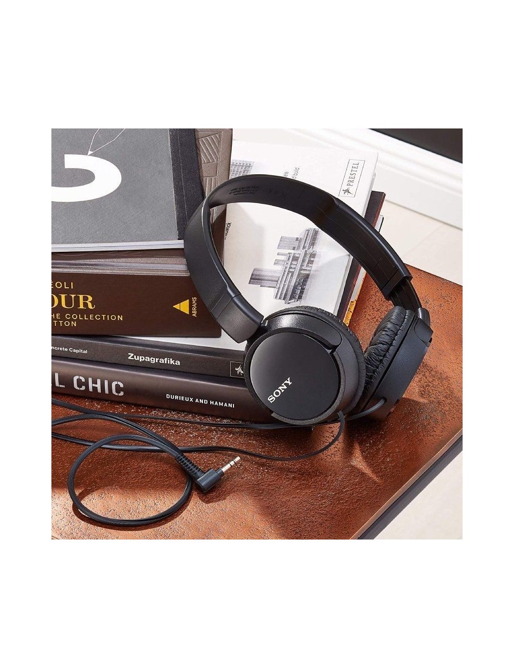Auriculares Sony MDR-ZX110B/ Jack 3.5/ Negros