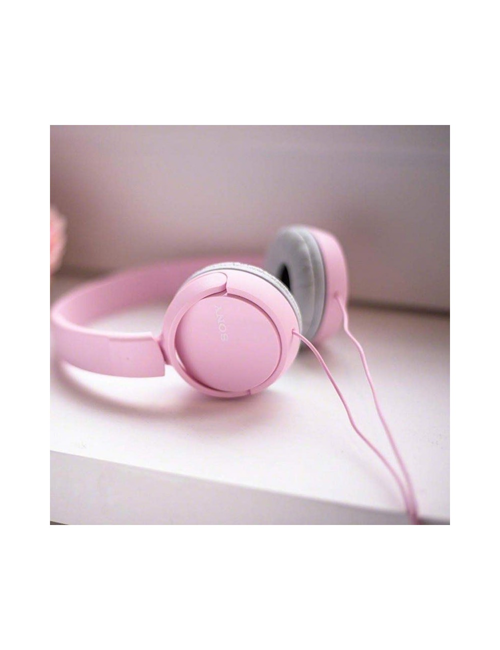 Auriculares Sony MDR-ZX110AP/ con Micrófono/ Jack 3.5/ Rosas