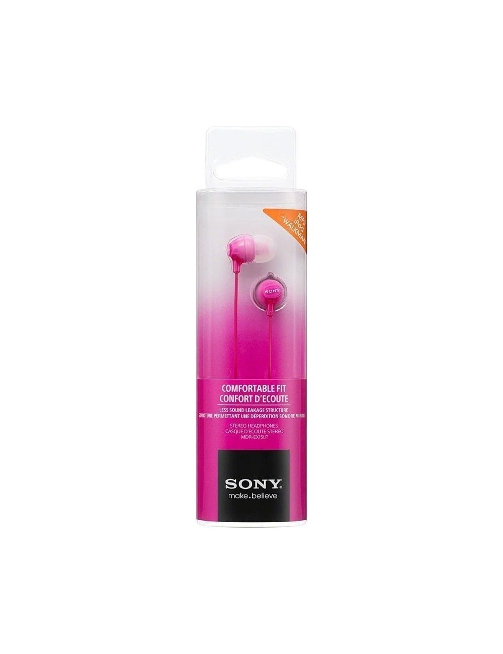 Auriculares Intrauditivos Sony MDREX15LPP/ Jack 3.5/ Rosas