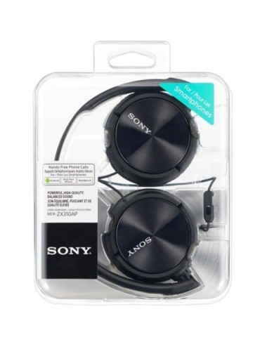 AURICULARS SONY - AMB MICROFON - JACK 3.5 - NEGRES ( MDRZX310APB )