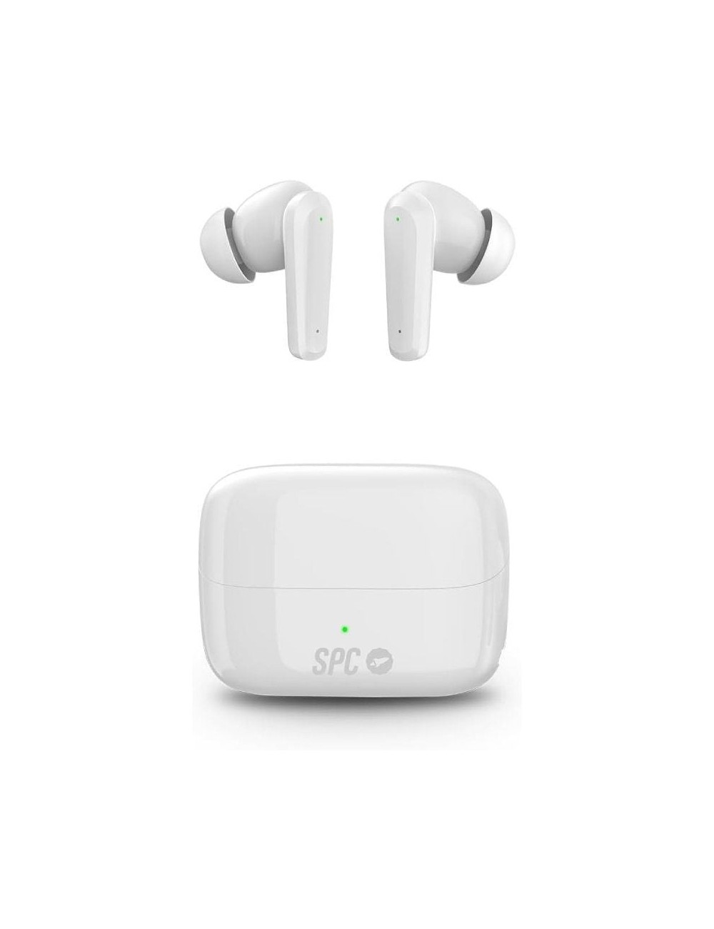 Auriculares Bluetooth SPC Ether 2 Pro con estuche de carga/ Autonomía 6.5h/ Blancos