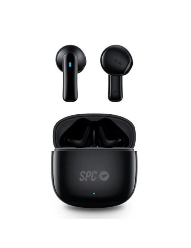 Auriculares Bluetooth SPC Zion 2 Play con estuche de carga/ Autonomía 7h/ Negros
