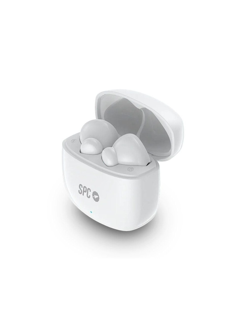 Auriculares Bluetooth SPC Zion 2 Play con estuche de carga/ Autonomía 7h/ Blancos