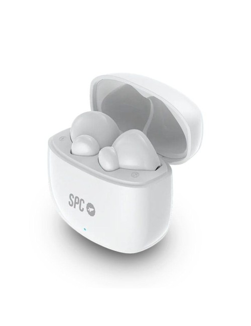 Auriculares Bluetooth SPC Zion 2 Play con estuche de carga/ Autonomía 7h/ Blancos