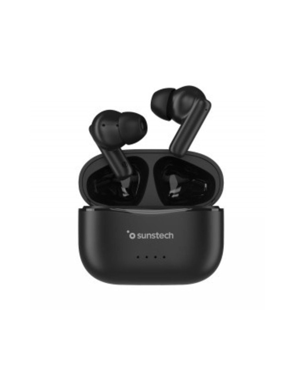 Auriculares Bluetooth Sunstech WAVEPODSBK con estuche de carga/ Autonomía 4.5h/ Negros