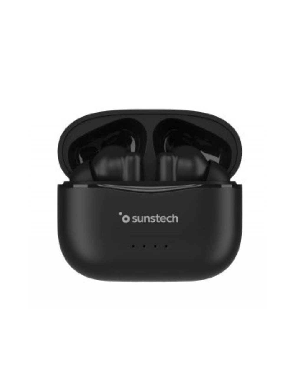 Auriculares Bluetooth Sunstech WAVEPODSBK con estuche de carga/ Autonomía 4.5h/ Negros