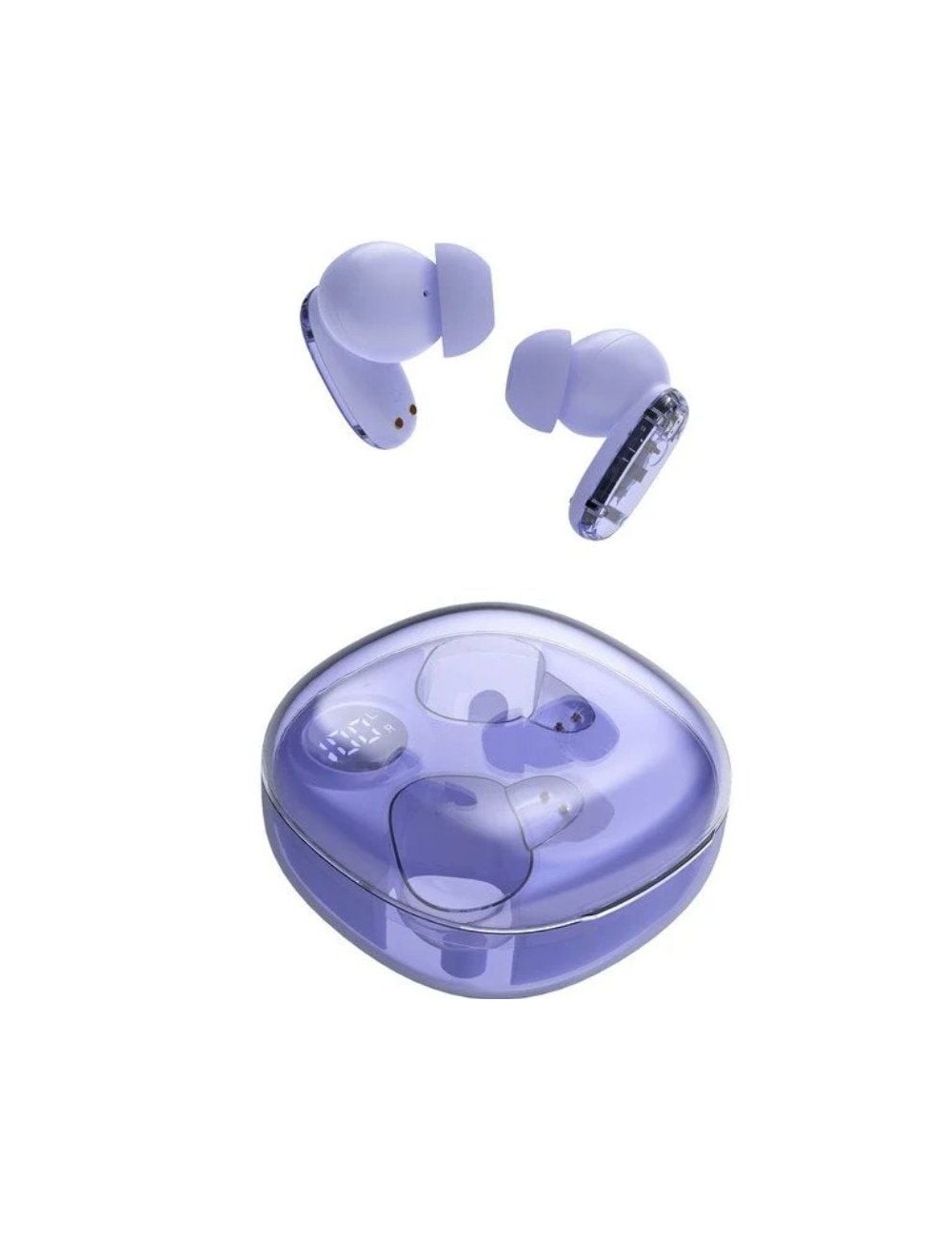 Auriculares Bluetooth Mars Gaming MHIB2 con estuche de carga/ Autonomía 7h/ Morados