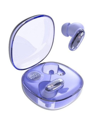 Auriculares Bluetooth Mars Gaming MHIB2 con estuche de carga/ Autonomía 7h/ Morados