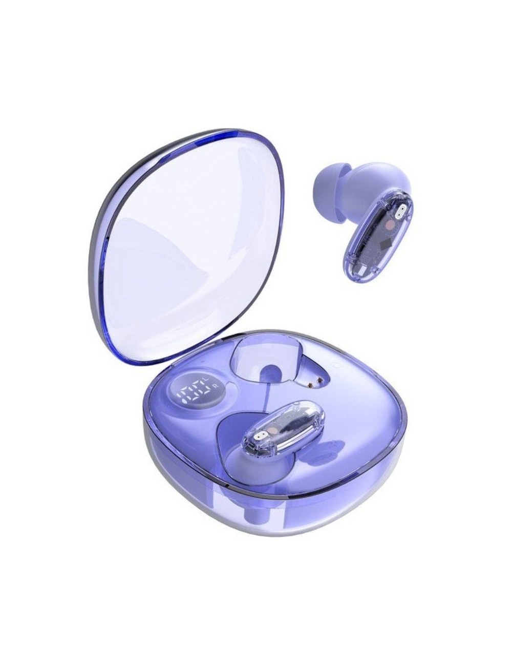 Auriculares Bluetooth Mars Gaming MHIB2 con estuche de carga/ Autonomía 7h/ Morados