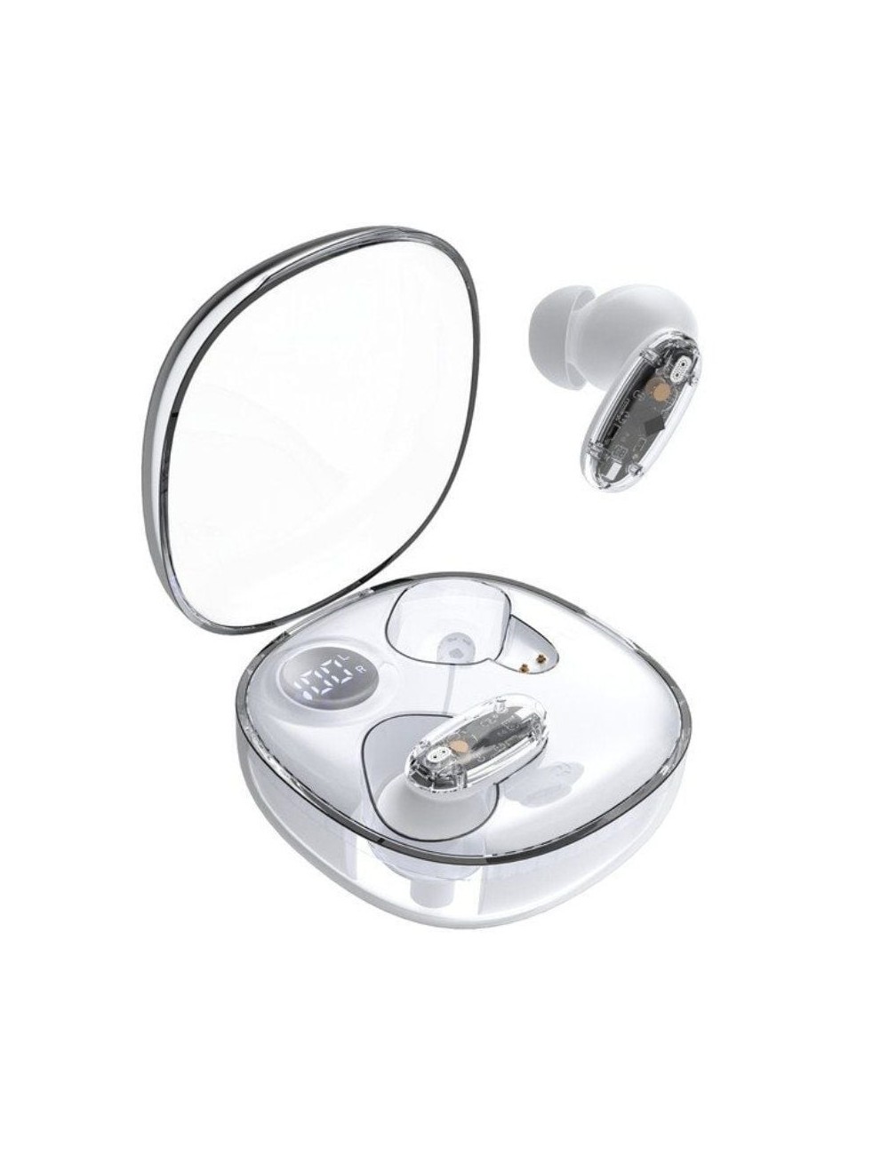 Auriculares Bluetooth Mars Gaming MHIB2 con estuche de carga/ Autonomía 7h/ Blancos
