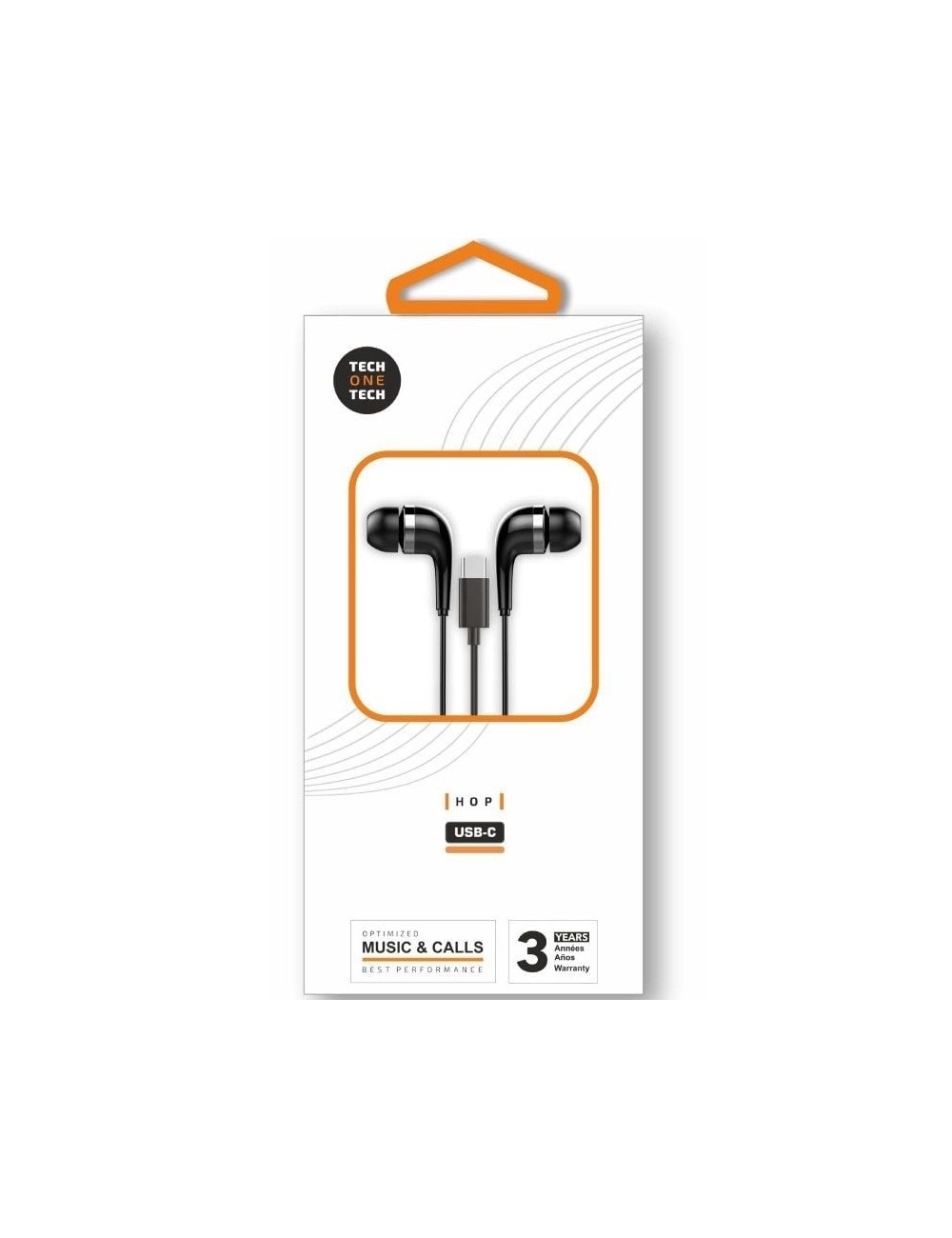 Auriculares Intrauditivos Tech One Tech earTECH TEC1305/ con Micrófono/ USB Tipo-C/ Negros