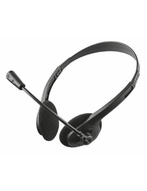 AURICULARS AMB MICRÒFON TRUST PRIMO CHAT-CABLE 1.8M-CONECTORS 2* 3.5MM