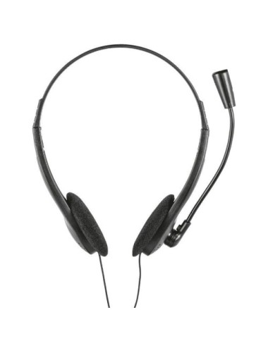 AURICULARS AMB MICRÒFON TRUST PRIMO CHAT-CABLE 1.8M-CONECTORS 2* 3.5MM