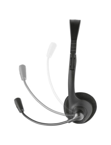 AURICULARS AMB MICRÒFON TRUST PRIMO CHAT-CABLE 1.8M-CONECTORS 2* 3.5MM