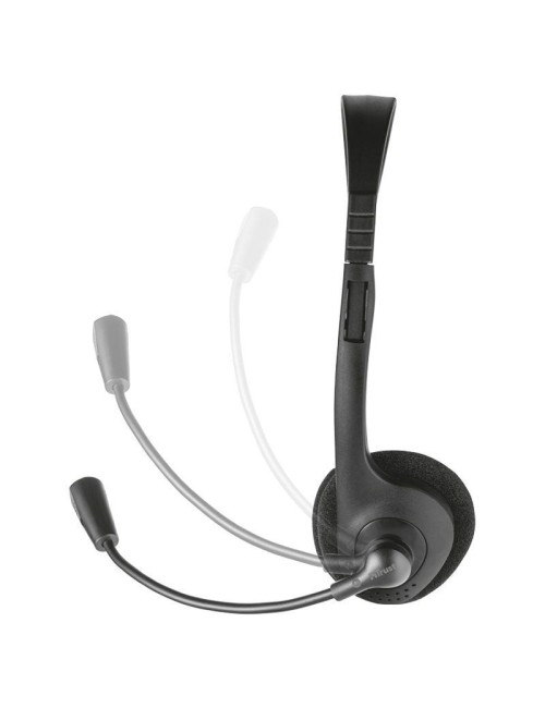 AURICULARS AMB MICRÒFON TRUST PRIMO CHAT-CABLE 1.8M-CONECTORS 2* 3.5MM