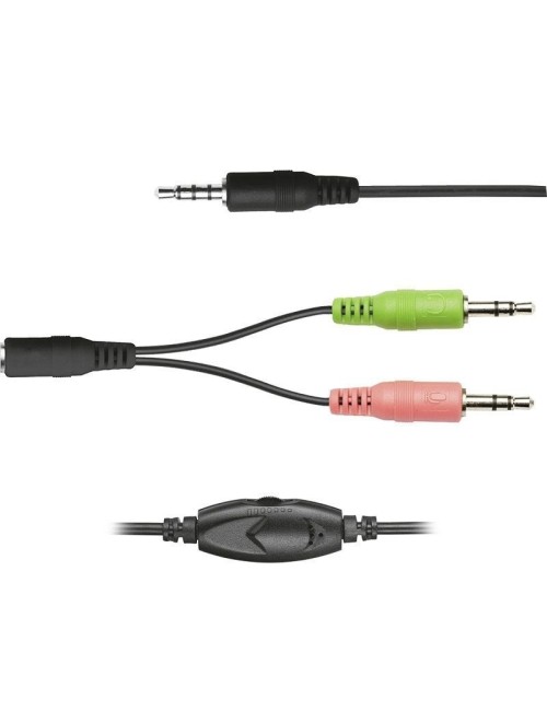 AURICULARS AMB MICRÒFON TRUST PRIMO CHAT-CABLE 1.8M-CONECTORS 2* 3.5MM