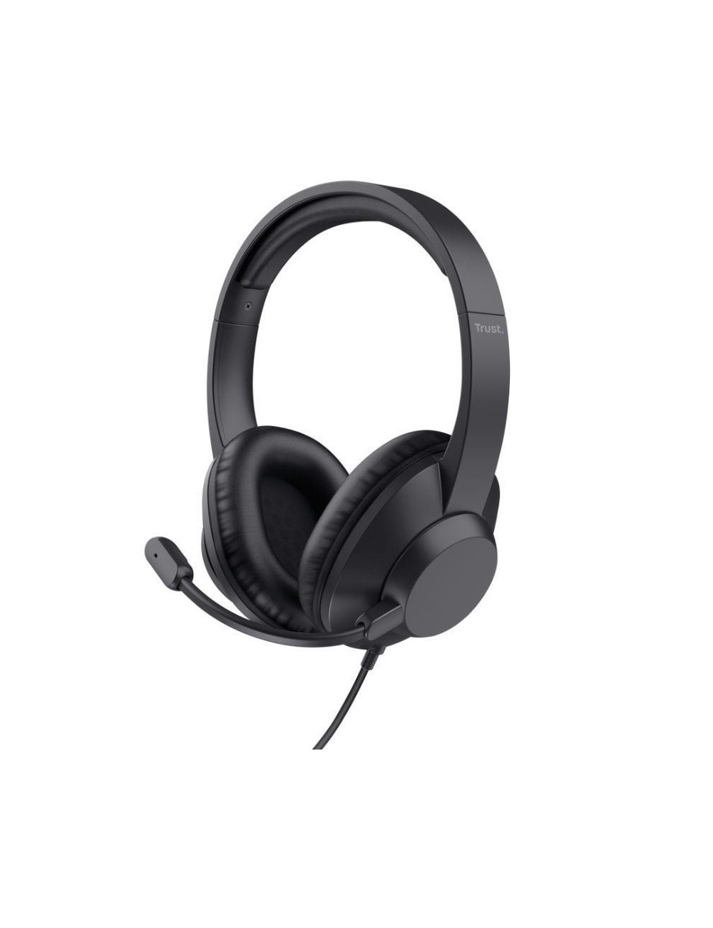 Auriculares Trust Ayda Max/ con Micrófono/ Jack 3.5/ Negros