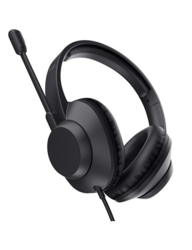 Auriculares Trust Ayda Max/ con Micrófono/ Jack 3.5/ Negros