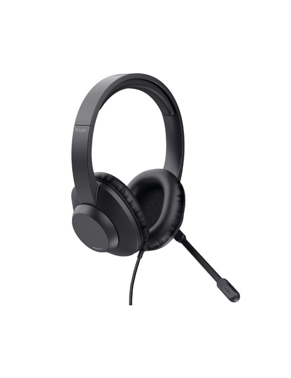 Auriculares Trust Ayda Max/ con Micrófono/ Jack 3.5/ Negros
