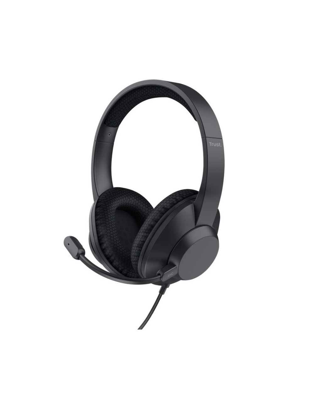 Auriculares Trust Ayda Max USB-ENC/ con Micrófono/ USB/ Negros