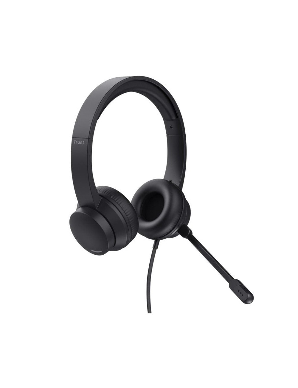 Auriculares Trust Ayda/ con Micrófono/ USB/ Negros