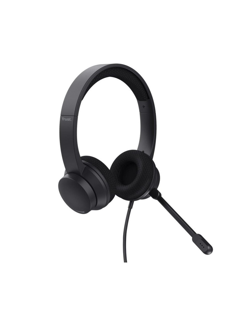 Auriculares Trust Ayda/ con Micrófono/ USB/ Negros