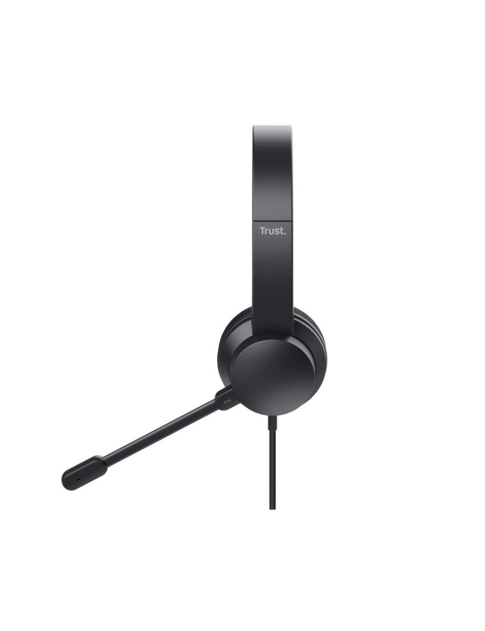 Auriculares Trust Ayda/ con Micrófono/ USB/ Negros