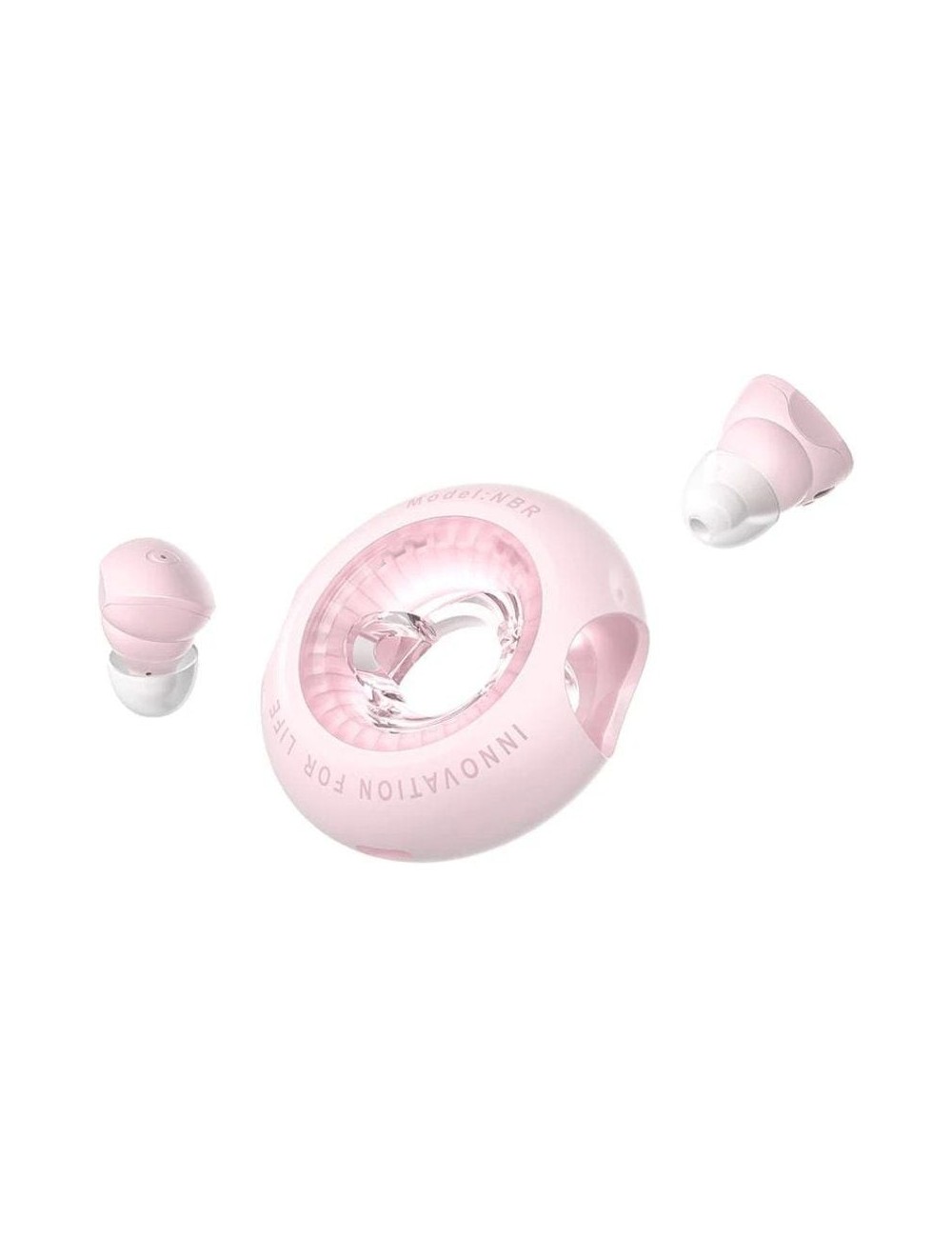 Auriculares Bluetooth Vention NBRP0 con estuche de carga/ Autonomía 6h/ Rosas