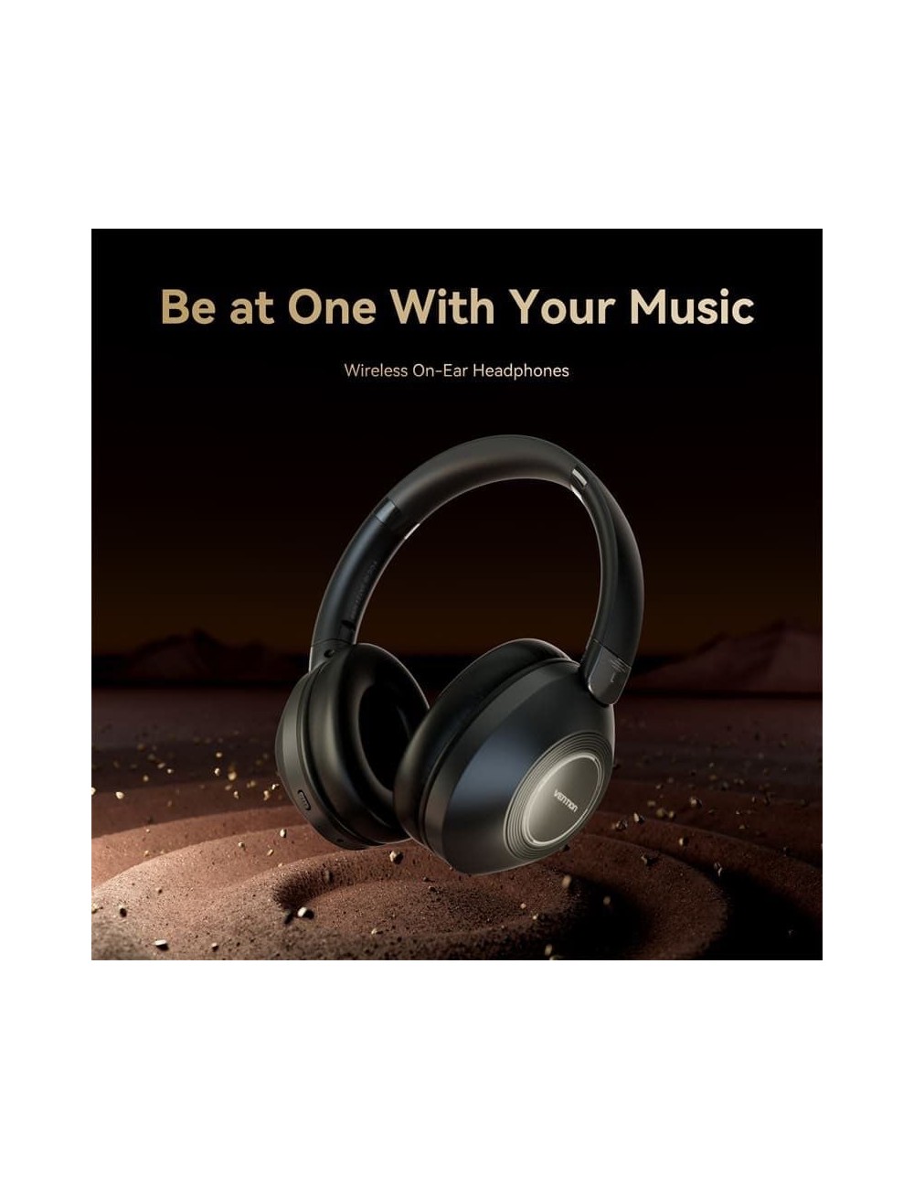 Auriculares Inalámbricos Vention SoundMate S11 NBBB0/ con Micrófono/ Bluetooth/ Negros