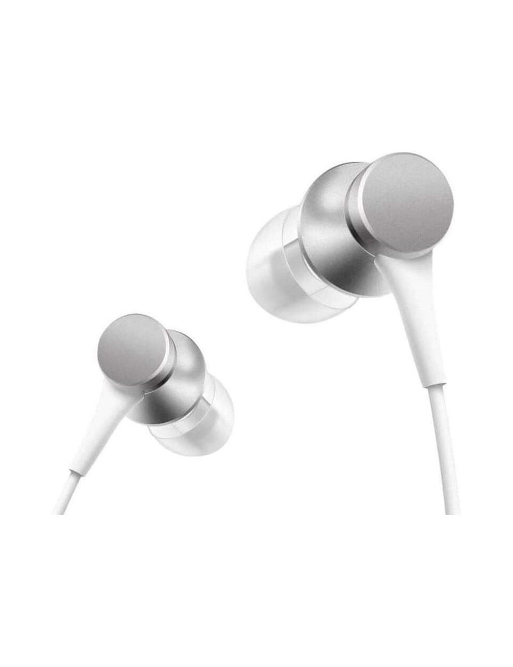 Auriculares Intrauditivos Xiaomi Mi In Ear Basic/ con Micrófono/ Jack 3.5/ Plateados