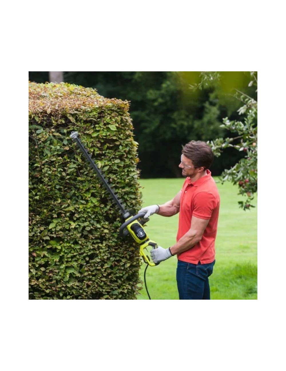 Cortasetos Eléctrico Ryobi RHT6160RS/ 600W/ Longitud Cuchilla 60cm