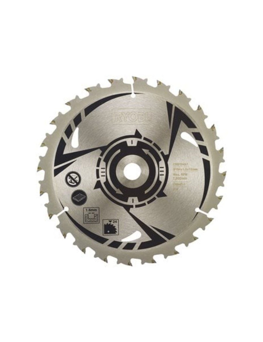 Hoja para Sierra de Sable Ryobi CSB184A1/ 184mm/ Compatible con R18CS7-0 ONE+