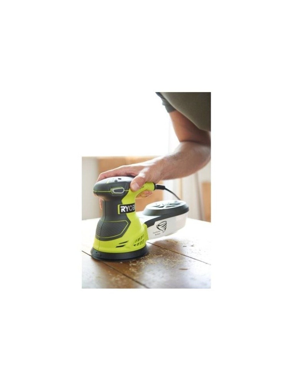 Lijadora Excéntrica Ryobi ROS300/ 300W/ Incluye 5 Lijas
