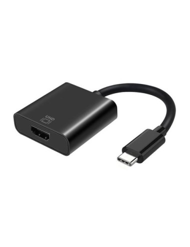 ADAPTADOR USB TIPO-C A HDMI AISENS-CONECTORS USB TIPO-C MASCLE A HDMI 4K FEMELLA-15CM-COLOR NEGRE(A109-0344)