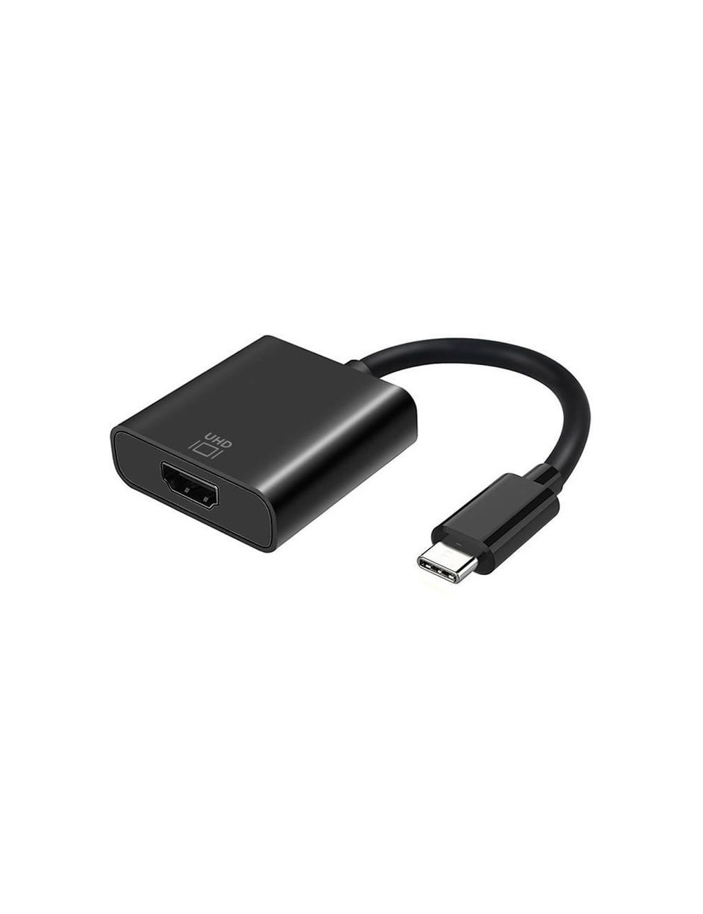 ADAPTADOR USB TIPO-C A HDMI AISENS-CONECTORS USB TIPO-C MASCLE A HDMI 4K FEMELLA-15CM-COLOR NEGRE(A109-0344)
