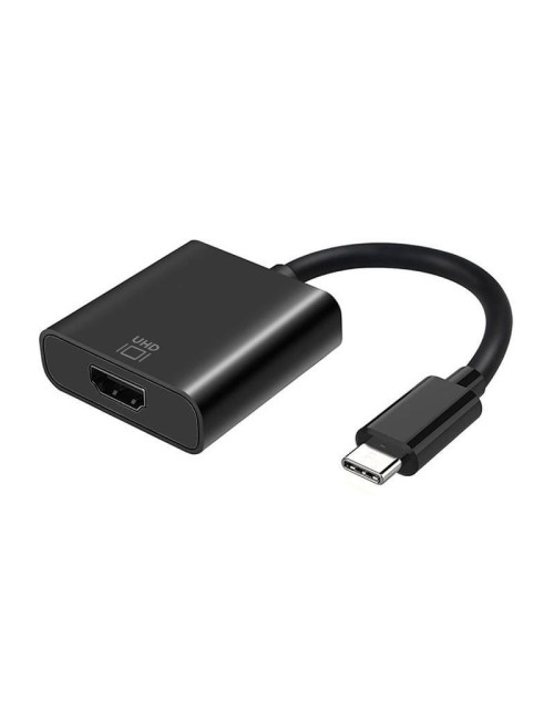 ADAPTADOR USB TIPO-C A HDMI AISENS-CONECTORS USB TIPO-C MASCLE A HDMI 4K FEMELLA-15CM-COLOR NEGRE(A109-0344)