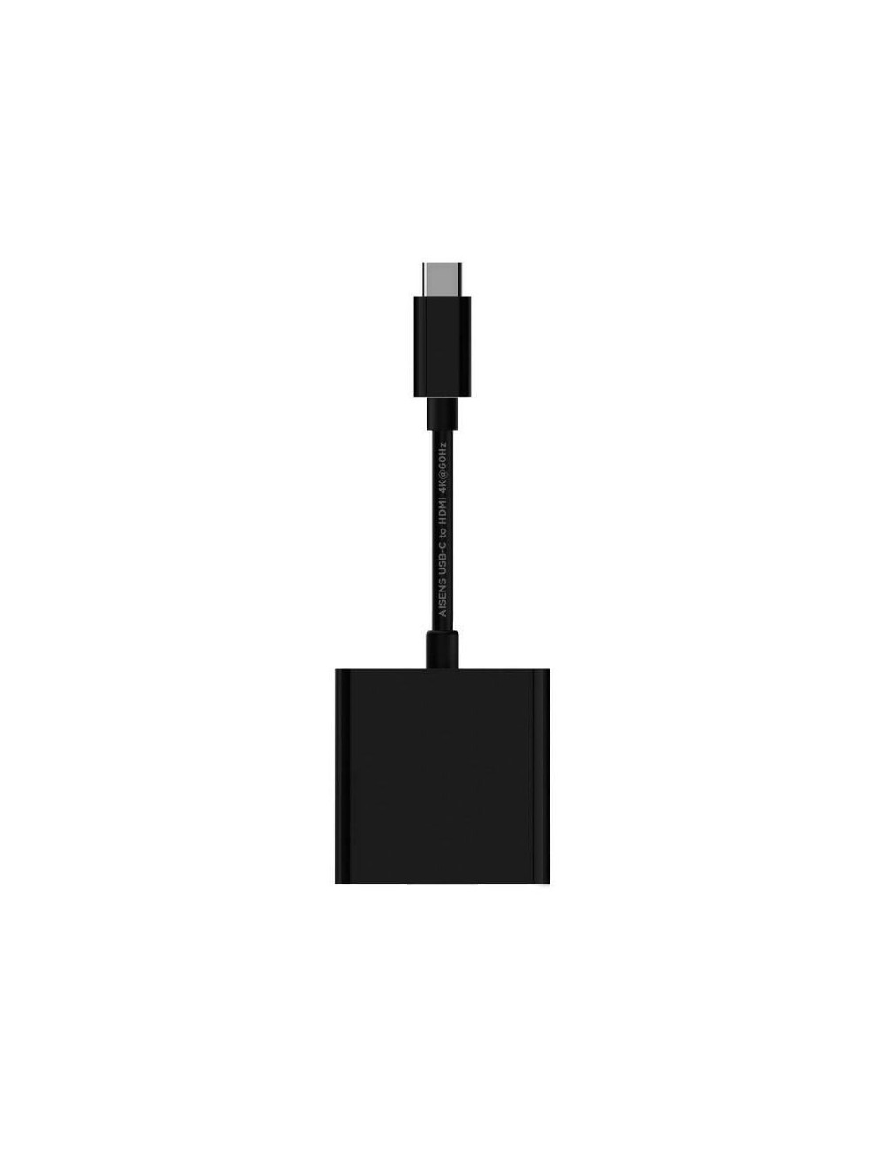 ADAPTADOR USB TIPO-C A HDMI AISENS-CONECTORS USB TIPO-C MASCLE A HDMI 4K FEMELLA-15CM-COLOR NEGRE(A109-0344)