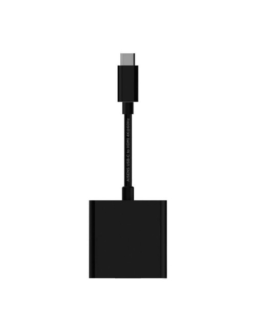 ADAPTADOR USB TIPO-C A HDMI AISENS-CONECTORS USB TIPO-C MASCLE A HDMI 4K FEMELLA-15CM-COLOR NEGRE(A109-0344)