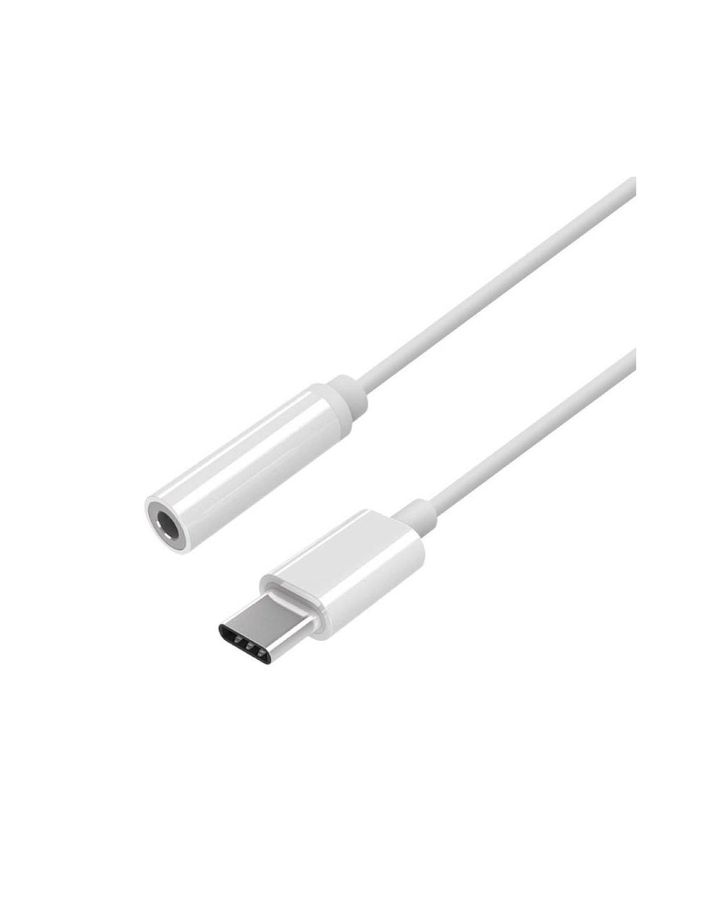 Conversor USB Tipo-C Aisens A109-0384/ USB Tipo-C Macho - Jack 3.5 Hembra