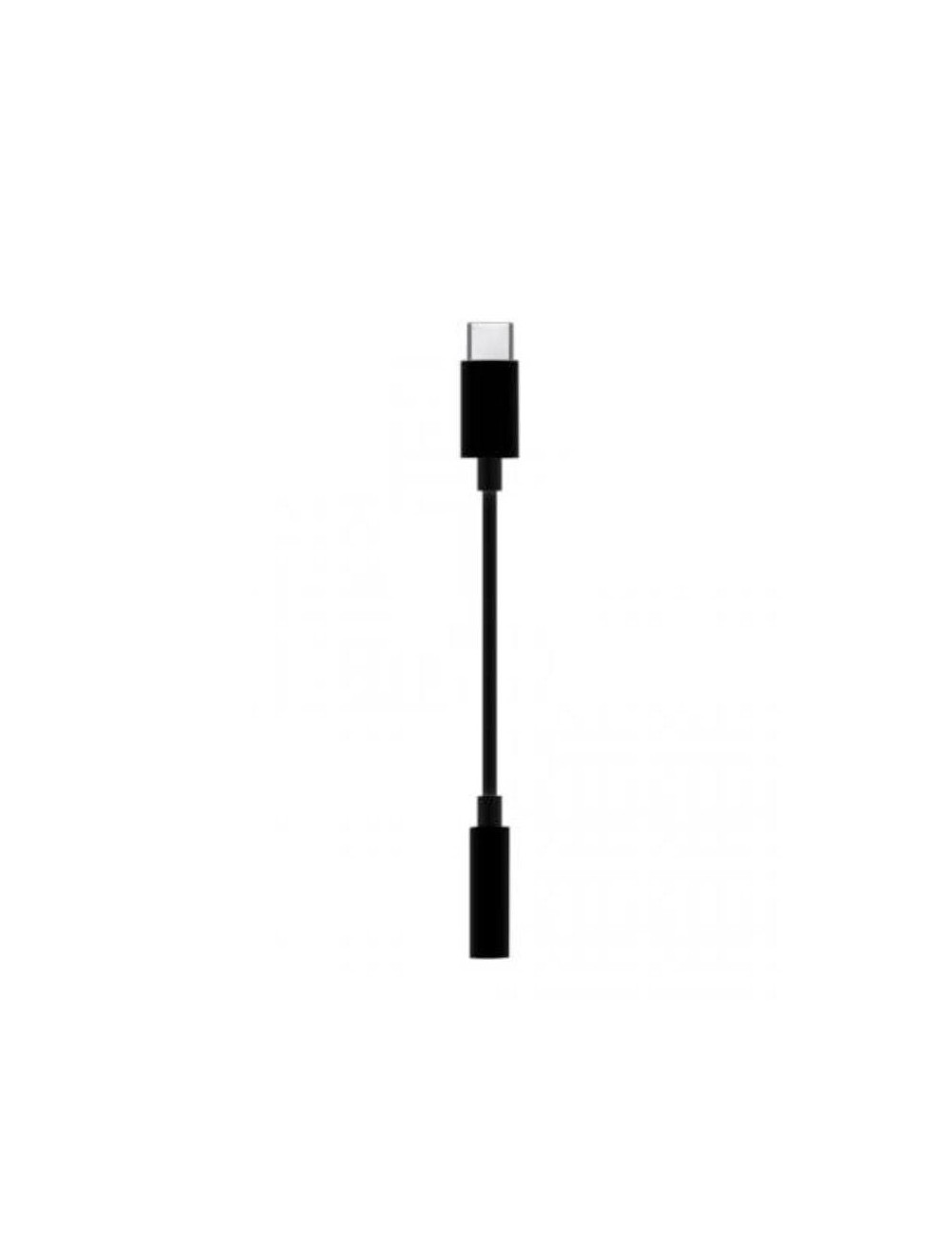 ADAPTADOR USB TIPO-C A AUDIO JACK 3.5MM FEMELLA-15CM NEGRE