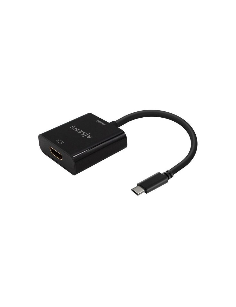 Conversor HDMI 4K 30Hz Aisens A109-0684/ HDMI Hembra - USB Tipo-C Macho/ 15cm/ Negro