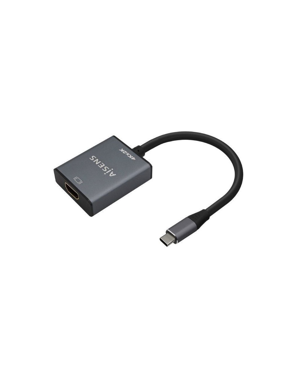Conversor HDMI 4K 30Hz Aisens A109-0685/ HDMI Hembra - USB Tipo-C Macho/ 15cm/ Gris