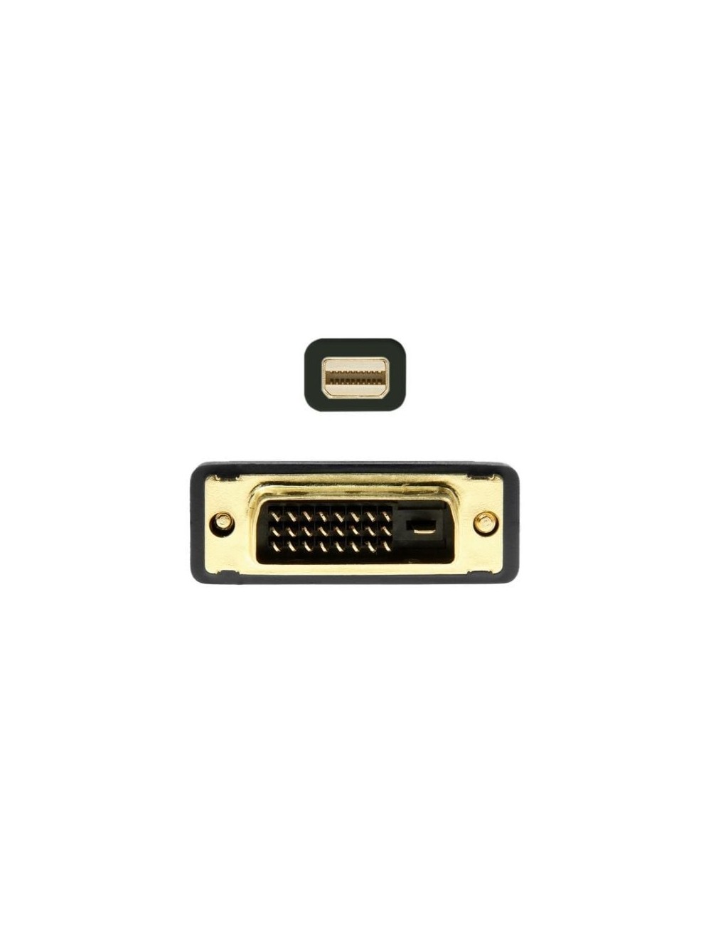Cable Conversor Mini DisplayPort Aisens A125-0363/ Mini DisplayPort Macho - DVI Macho/ 2m/ Negro