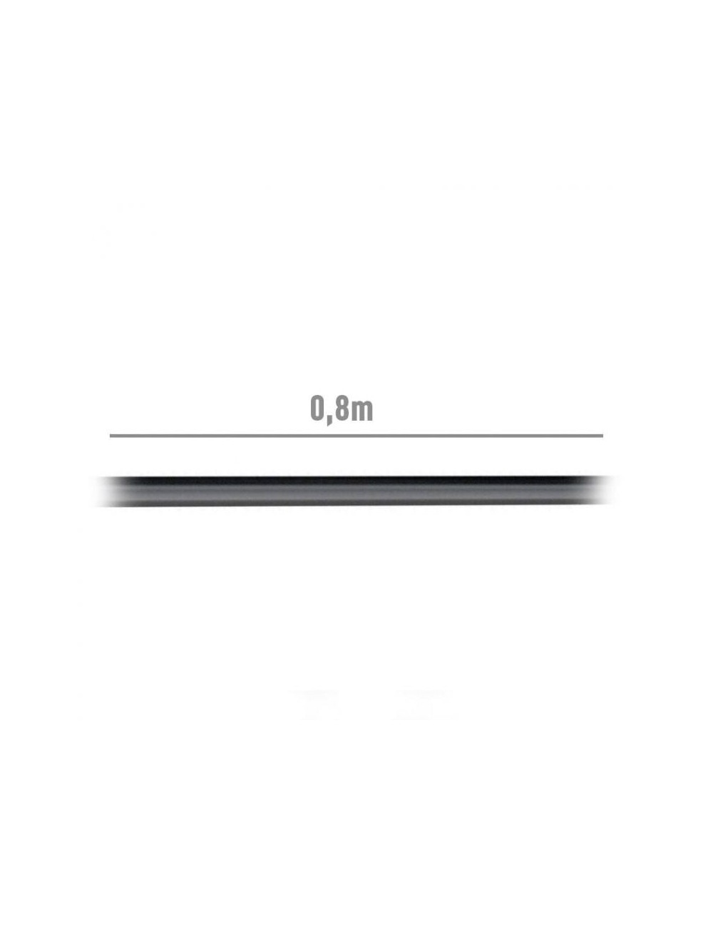 Cable USB 2.0 Aisens A101-0027/ USB Macho - MicroUSB Macho/ 480Mbps/ 80cm/ Negro