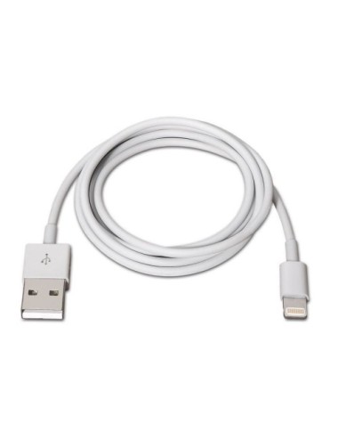 CABLE USB LIGHTNING AISENS 2 METRES BLANC ( A102-0036 )