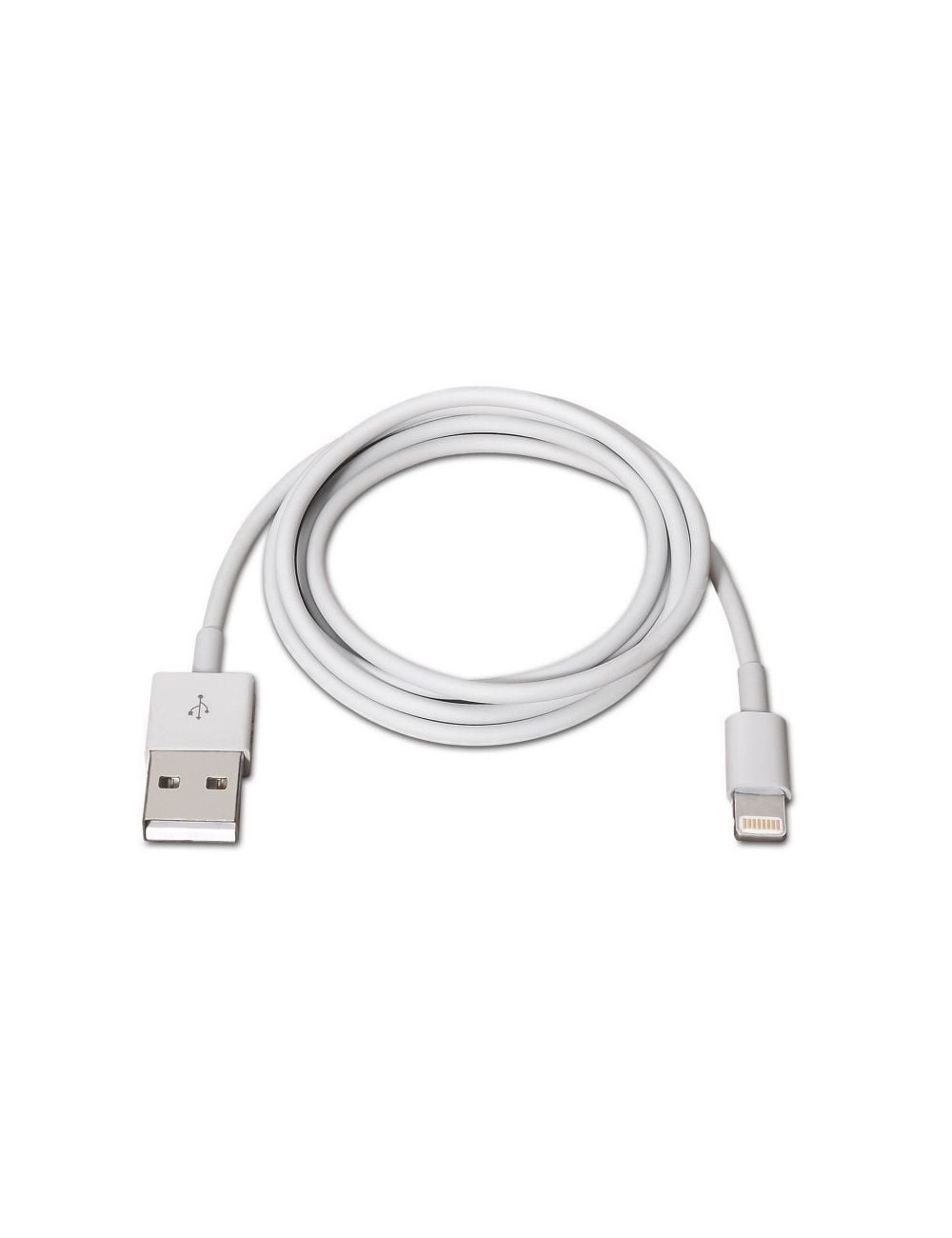 CABLE USB LIGHTNING AISENS 2 METRES BLANC ( A102-0036 )
