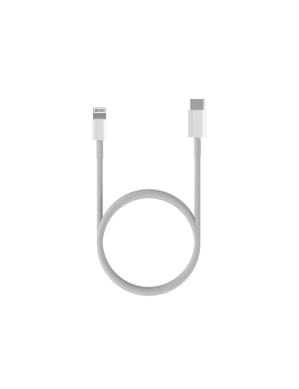 Cable USB 2.0 Tipo-C Lightning Aisens A102-0543/ USB Tipo-C Macho - Lightning Macho/ 50cm/ Blanco